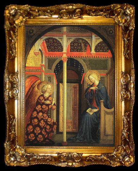 framed  MASOLINO da Panicale The Annunciation syy, ta009-2